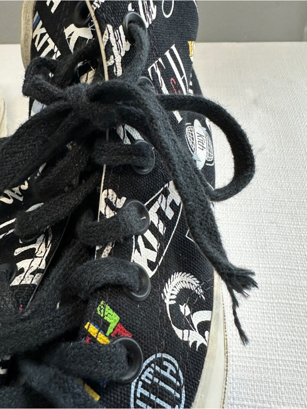 Converse Kith x Chuck 70 High 10th Anniversary Mens Size 7 Black All Over Print - Picture 4 of 11
